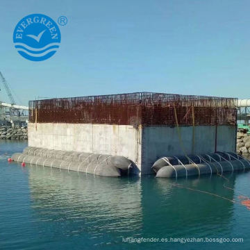 lanzamiento del airbag de la nave del barco para el airbag de aterrizaje de goma marino del muelle seco